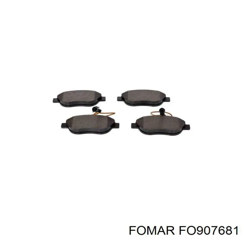 Тормозные колодки Fomar Roulunds FO907681