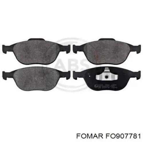 Купить FO907781 Fomar Roulunds Колодки тормозные