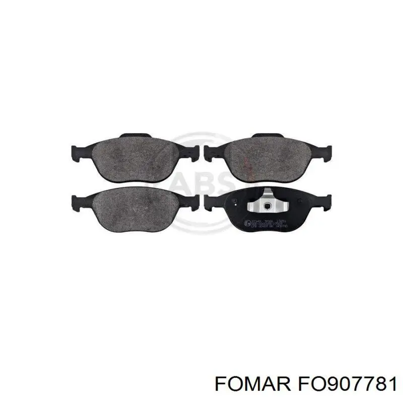 FO907781 Fomar Roulunds Колодки передние