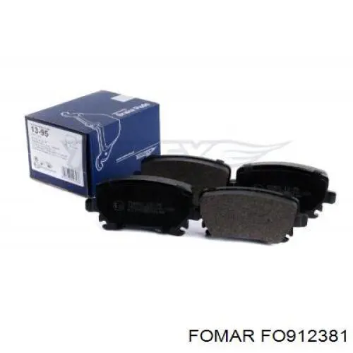 FO912381 Fomar Roulunds Колодки тормозные дисковые комплект