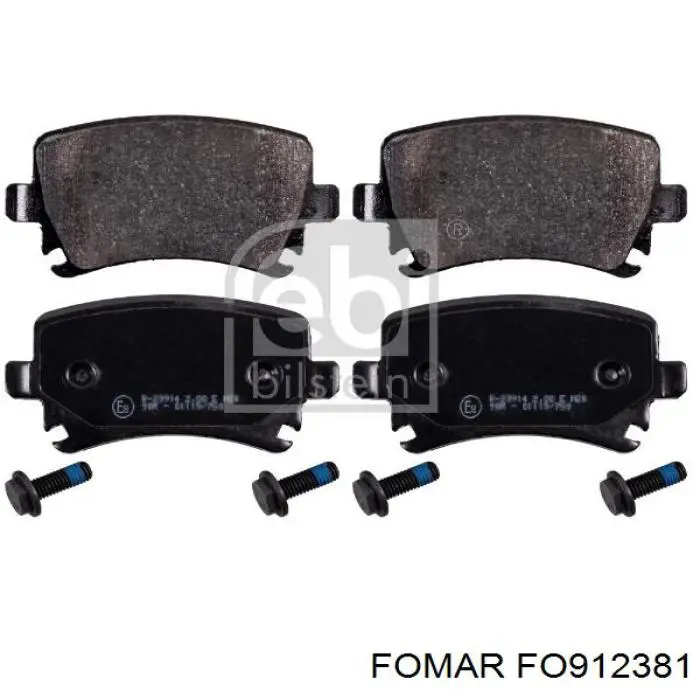 Колодки дисковые  Fomar Roulunds FO912381 цена, от 21.53 USD