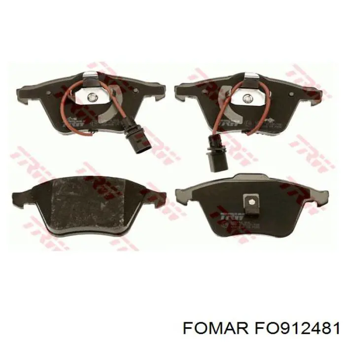 Передние тормозные колодки FO912481 Fomar Roulunds
