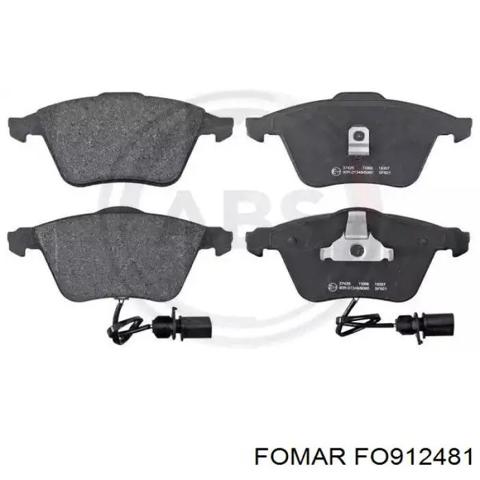 Колодки Fomar Roulunds FO912481 цена, от 33.95 USD