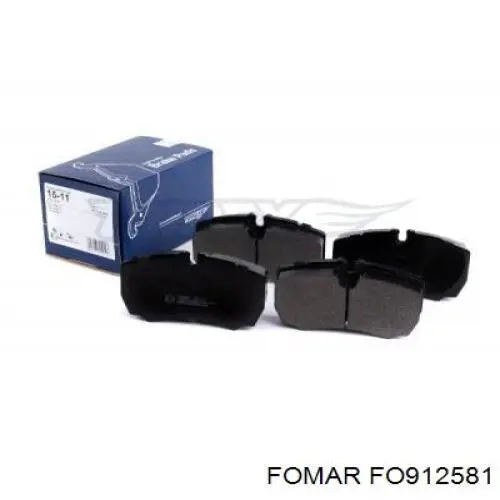FO912581 Fomar Roulunds Колодки тормозные дисковые комплект