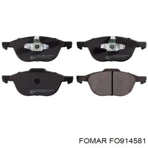 Передние тормозные колодки FO914581 Fomar Roulunds