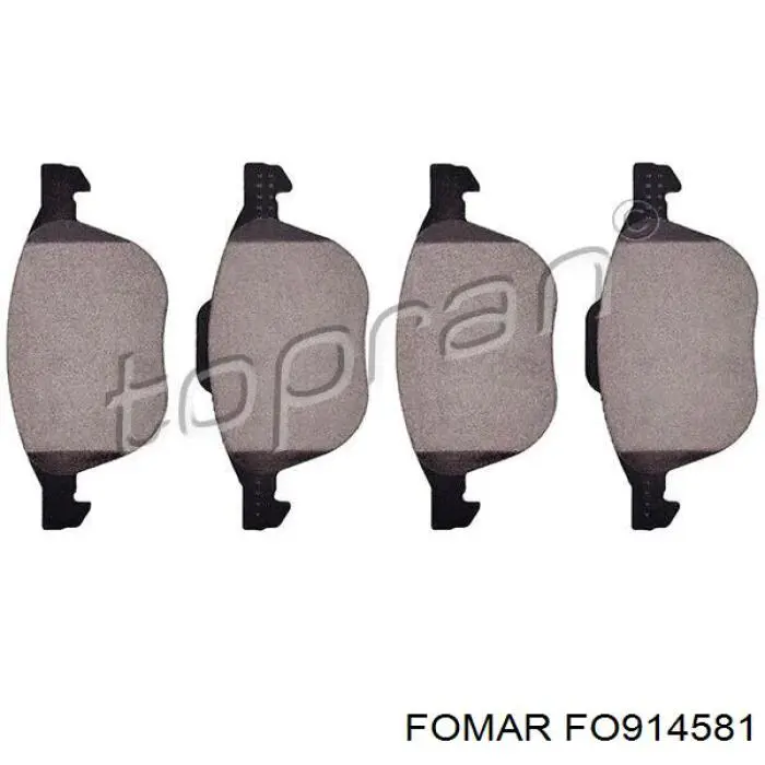 Колодки Fomar Roulunds FO914581 цена, от 22.24 USD
