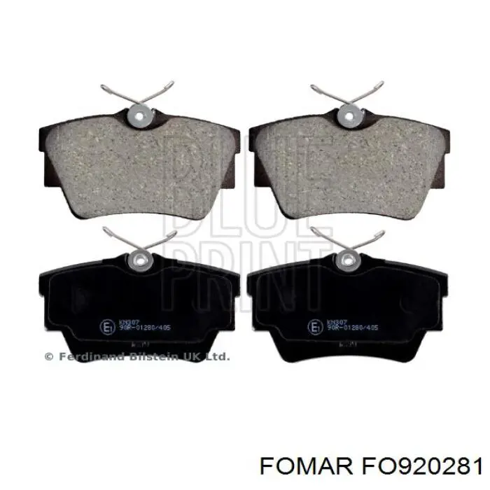 Колодки дисковые  Fomar Roulunds FO920281 цена, от 16.75 USD