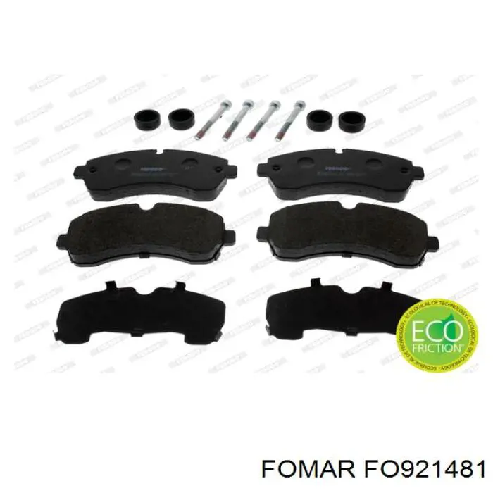 Купить FO921481 Fomar Roulunds Колодки тормозные