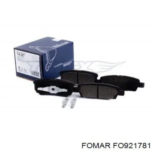 Задние тормозные колодки FO921781 Fomar Roulunds
