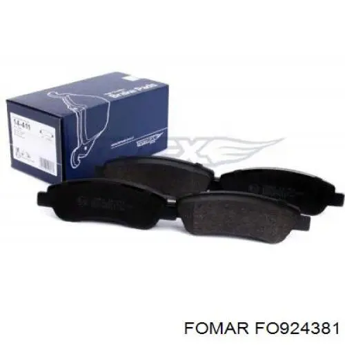 FO924381 Fomar Roulunds Колодки тормозные дисковые комплект
