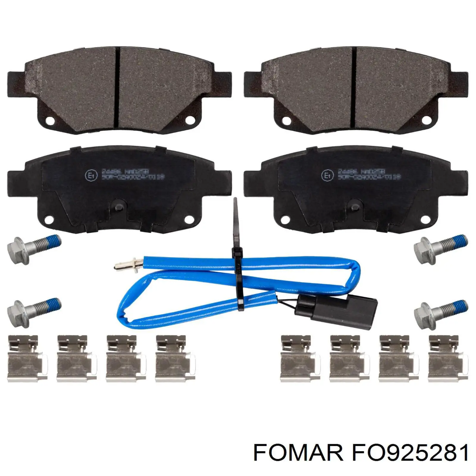 Колодки дисковые  Fomar Roulunds FO925281 цена, от 19.42 USD