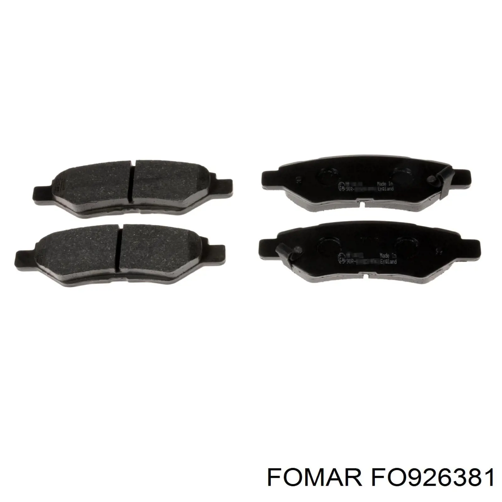 Задние тормозные колодки FU2Z2V200C Ford