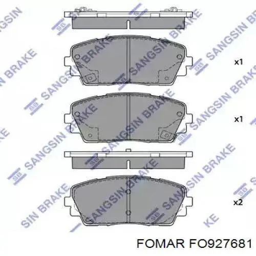 Купить FO927681 Fomar Roulunds Колодки тормозные