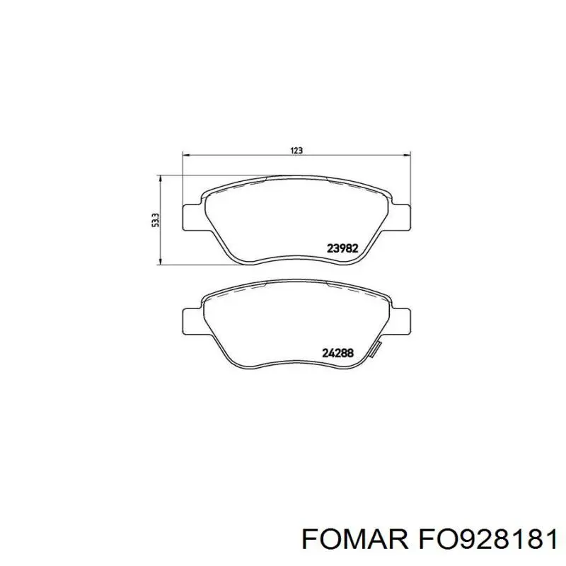 Купить 1605357 Opel Колодки тормозные