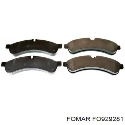 Задние дисковые колодки Fomar Roulunds FO929281