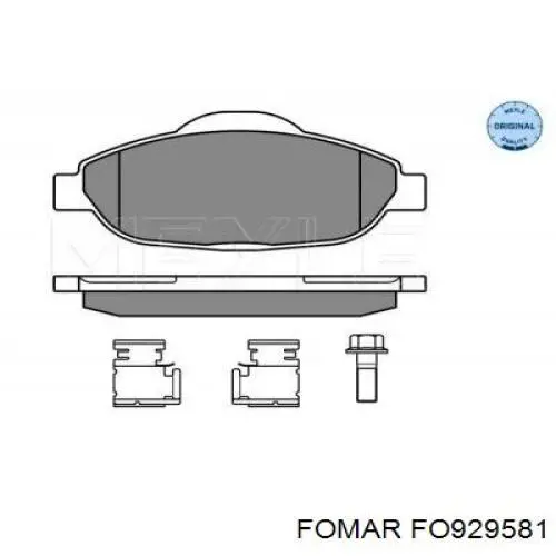 Купить FO929581 Fomar Roulunds Колодки тормозные