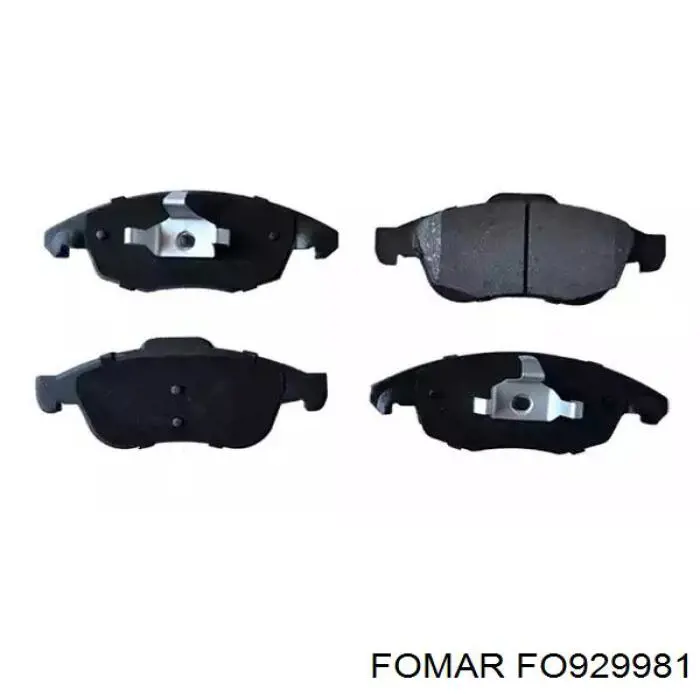 Тормозные колодки Fomar Roulunds FO929981