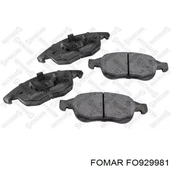 FO929981 Fomar Roulunds Колодки передние