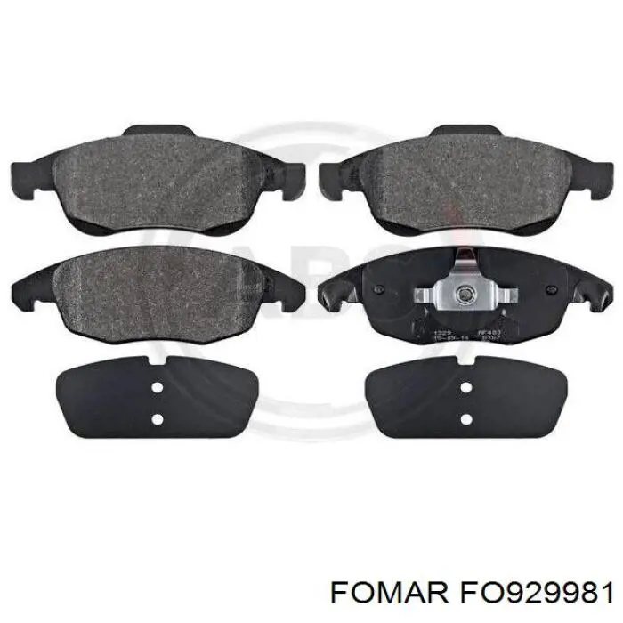 Купить FO929981 Fomar Roulunds Колодки тормозные