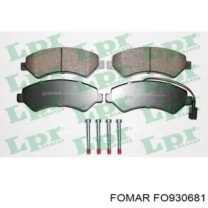 Колодки Fomar Roulunds FO930681 цена, от 30.99 USD