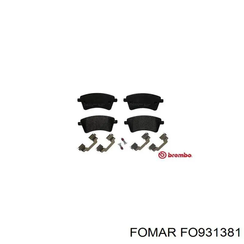 Купить FO931381 Fomar Roulunds Колодки тормозные
