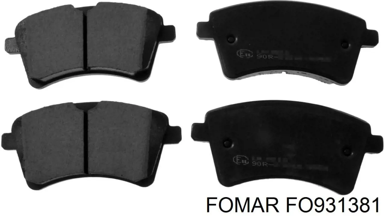 Колодки Fomar Roulunds FO931381 цена, от 26.28 USD