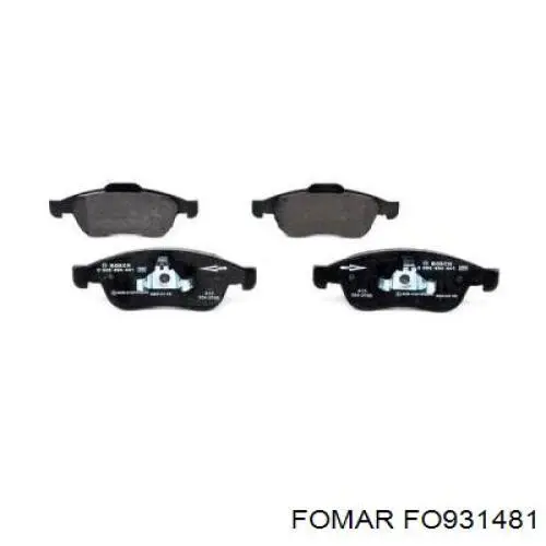 Колодки Fomar Roulunds FO931481 цена, от 26.08 USD