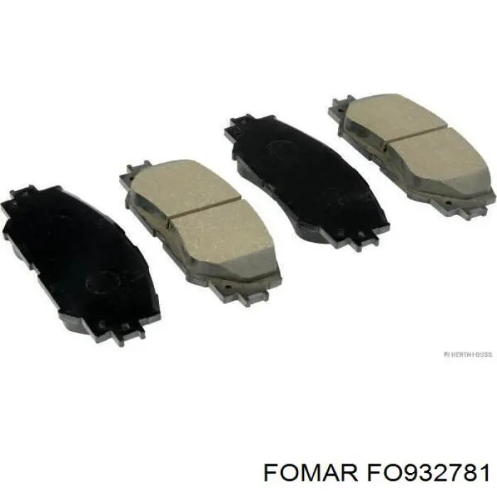 Купить FO932781 Fomar Roulunds Колодки тормозные