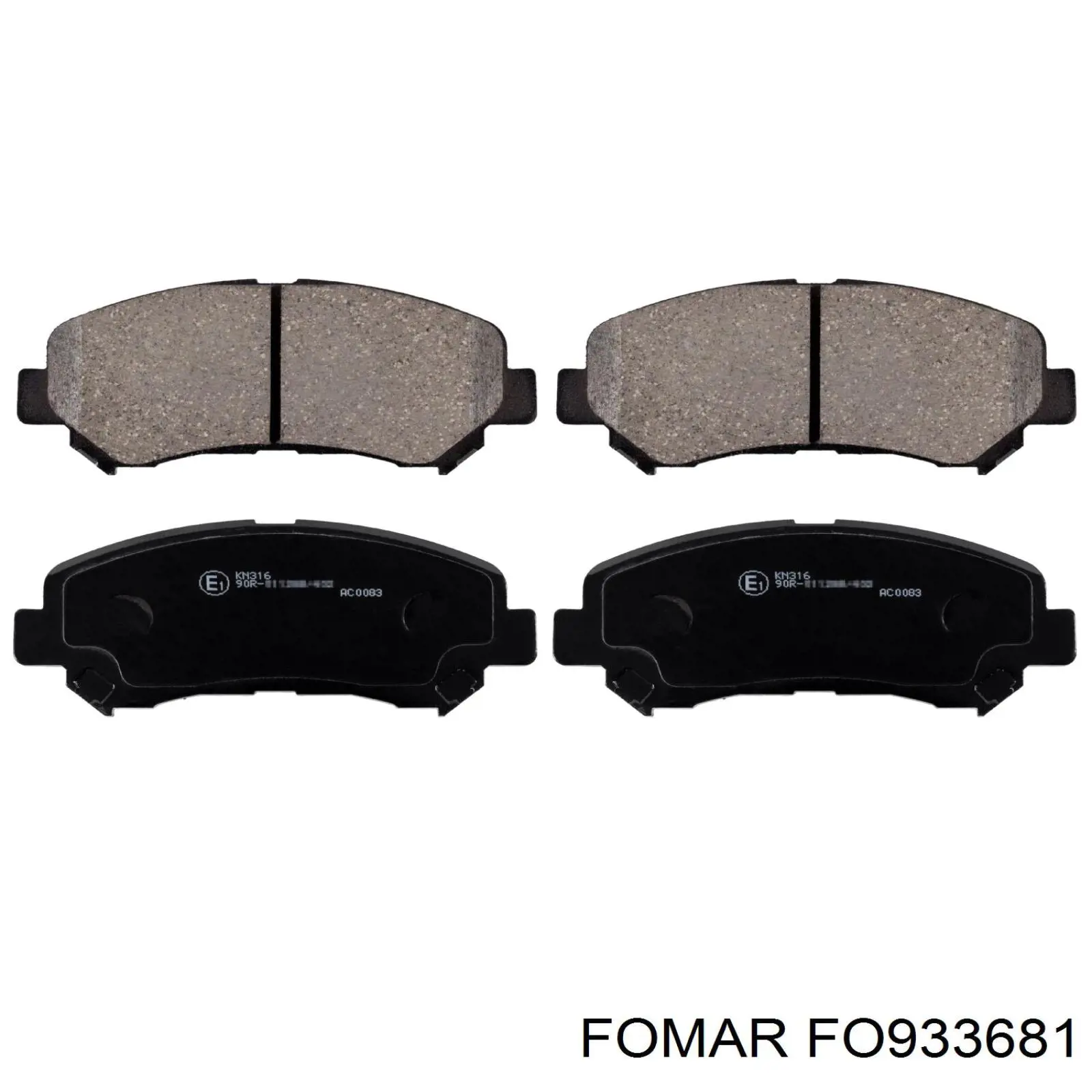 Колодки Fomar Roulunds FO933681 цена, от 26.69 USD