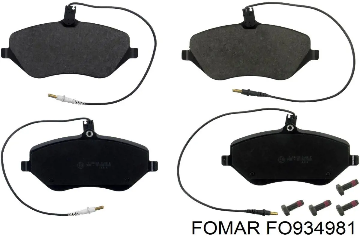 Колодки Fomar Roulunds FO934981 цена, от 37.64 USD