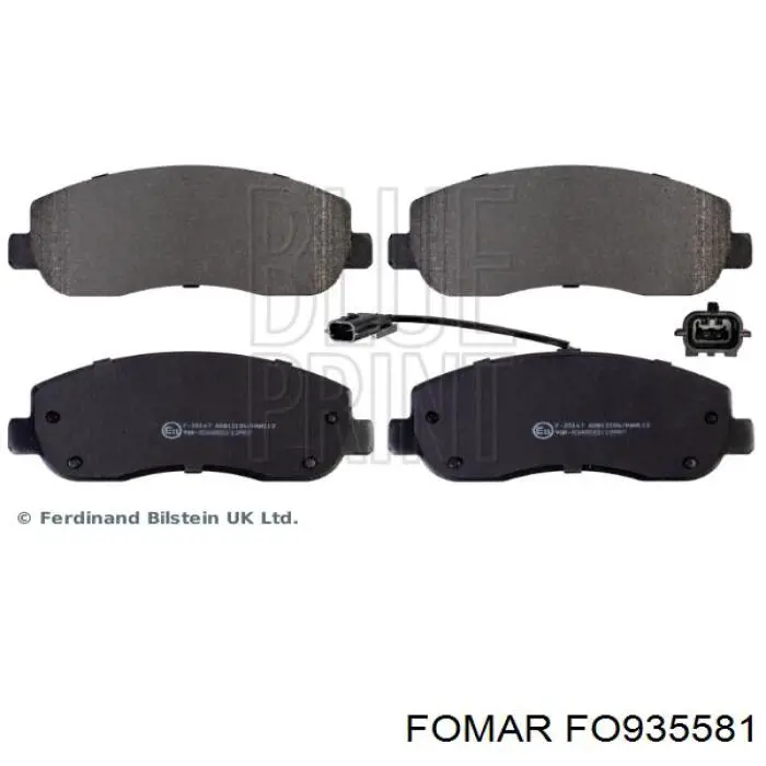 Тормозные колодки Fomar Roulunds FO935581