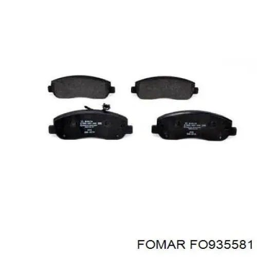 Колодки Fomar Roulunds FO935581 цена, от 30.91 USD