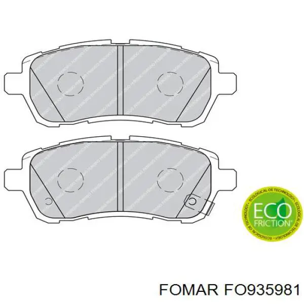 Передние тормозные колодки DFY13328Z Mazda