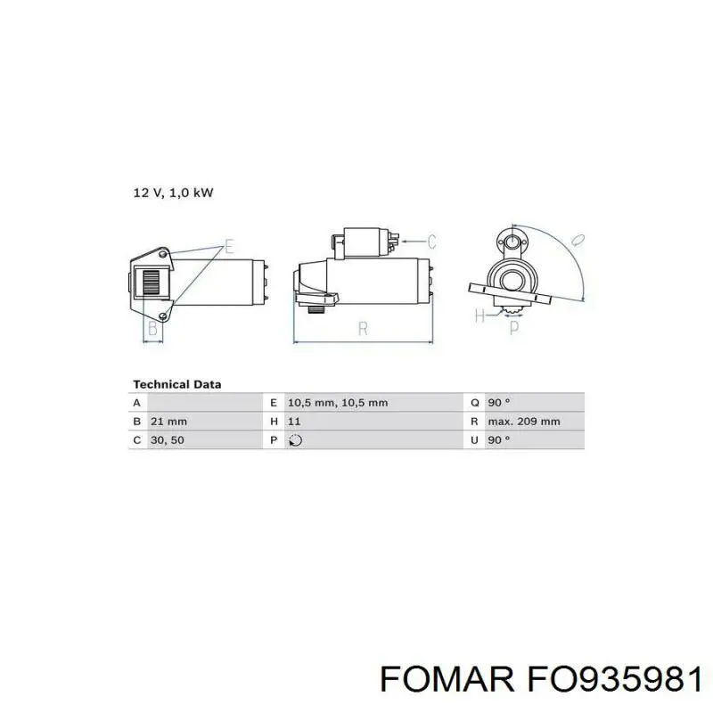 Тормозные колодки Fomar Roulunds FO935981