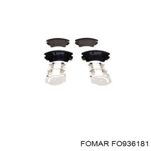 Колодки Fomar Roulunds FO936181 цена, от 27.84 USD
