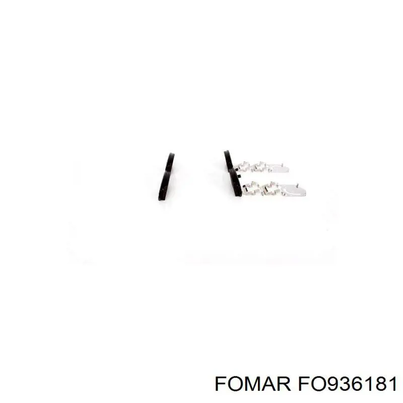 FO936181 Fomar Roulunds Колодки передние