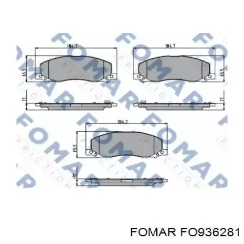 GK0453 CTR Колодки тормозные дисковые комплект