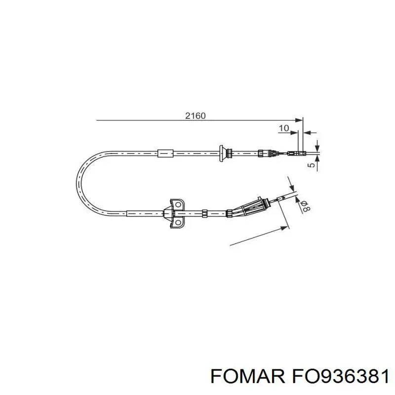 Задние дисковые колодки Fomar Roulunds FO936381