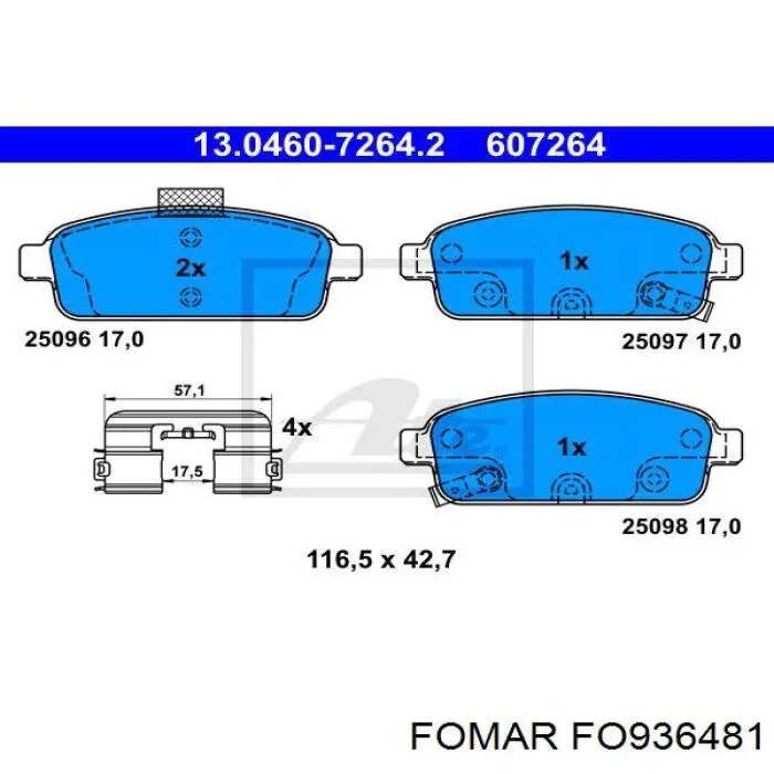 Колодки дисковые  Daco 320403 цена, от 14.89 USD