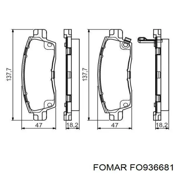 Купить 7HO698451 VAG Колодки тормозные задние, дисковые