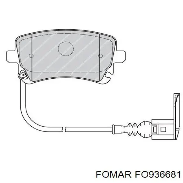 Колодки дисковые  VAG 7HO698451 цена, от 18.36 USD