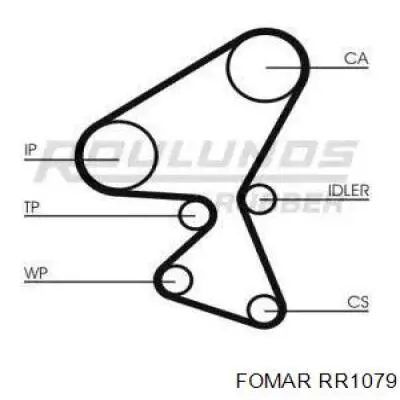 Ремень ГРМ RR1079 Fomar Roulunds