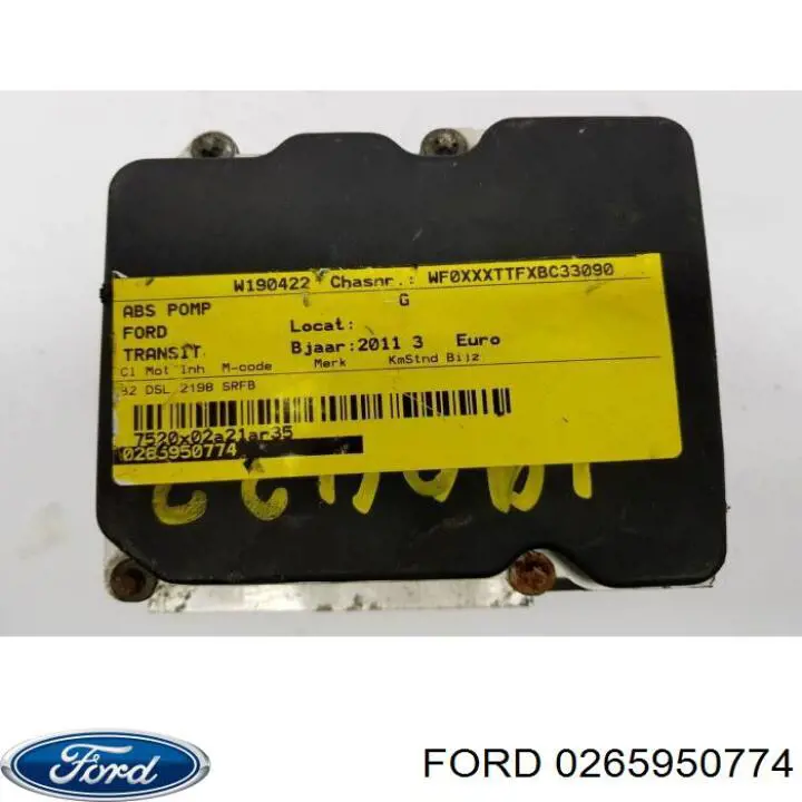 0265950774 Ford 