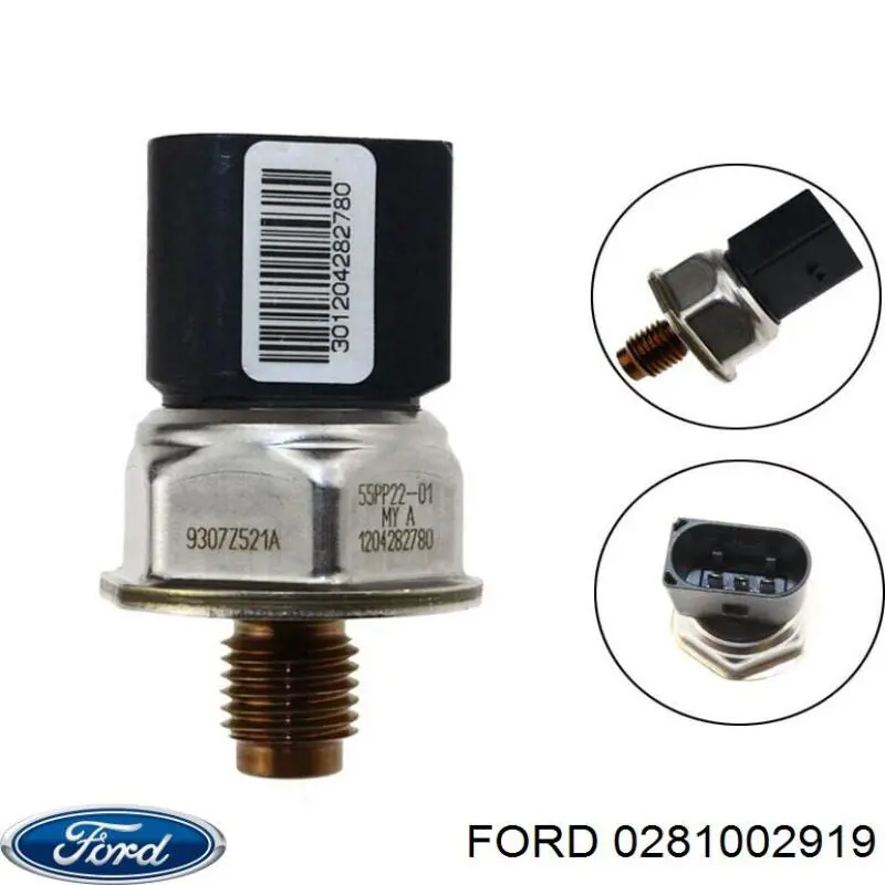 0281002919 Ford датчик давления топлива