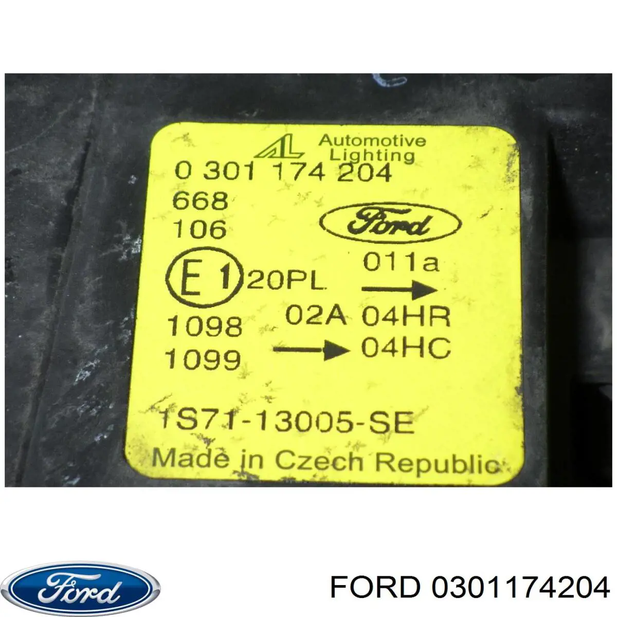 Купить 0301174204 Ford Фара основная правая