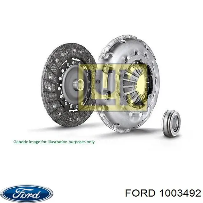 Диск сцепления 1003492 Ford