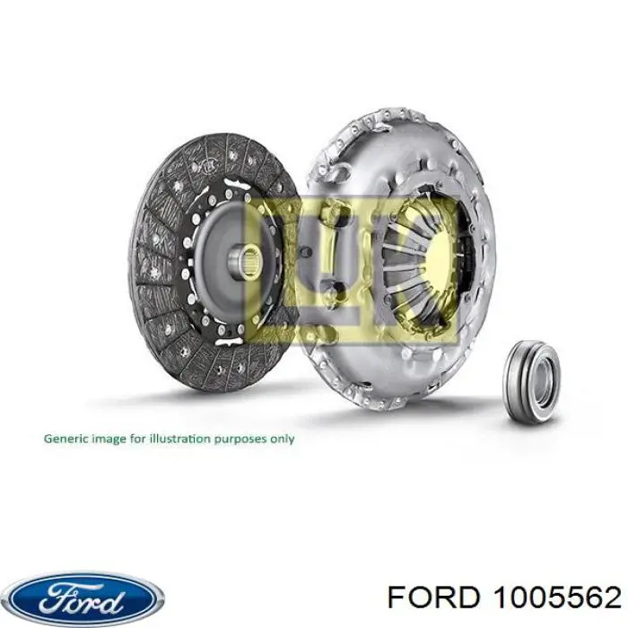 Диск зчеплення 1005562 Ford