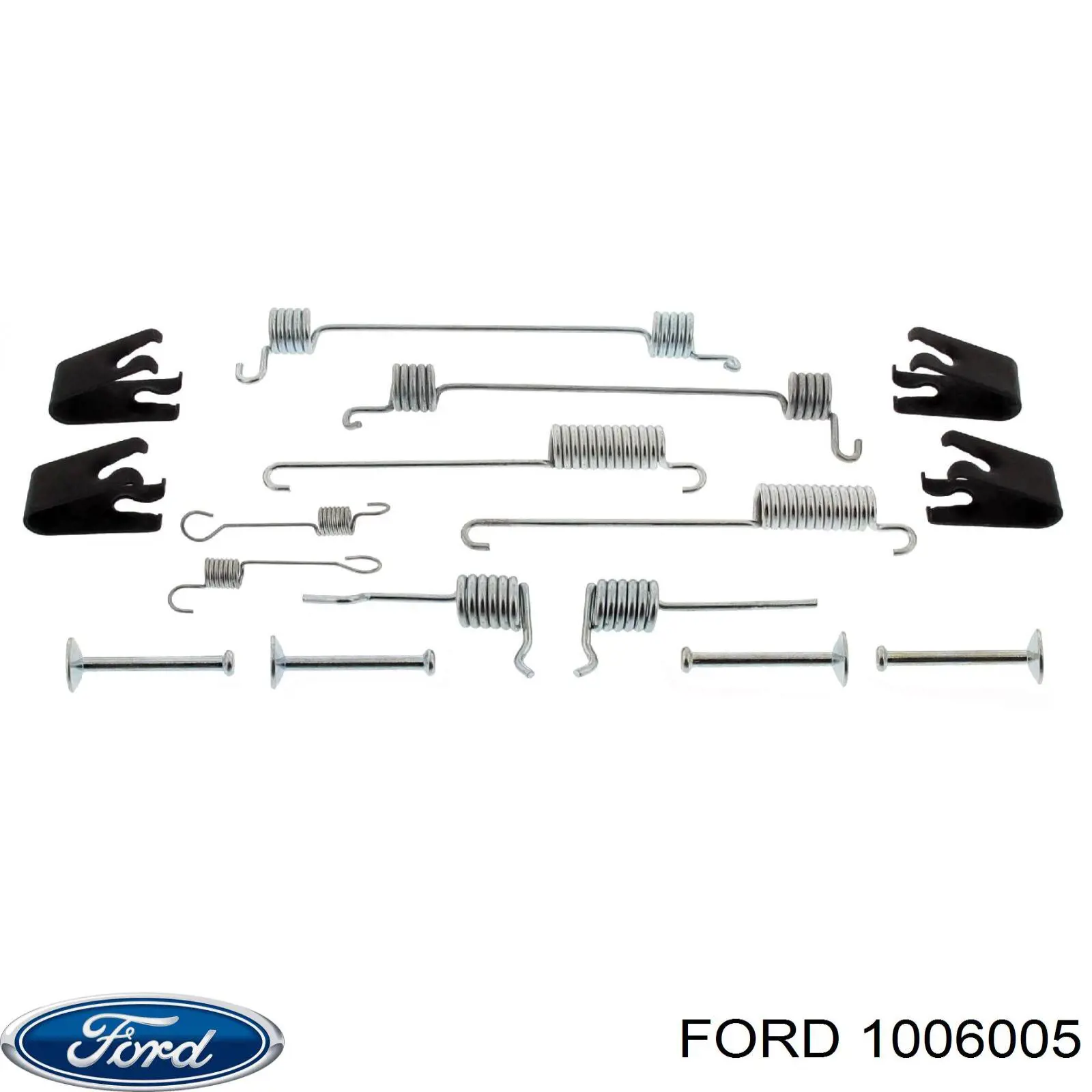 1006005 Ford монтажный комплект задних барабанных колодок