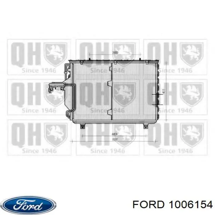 Радиатор охлаждения двигателя Ford 7139160 цена, от 81.35 USD