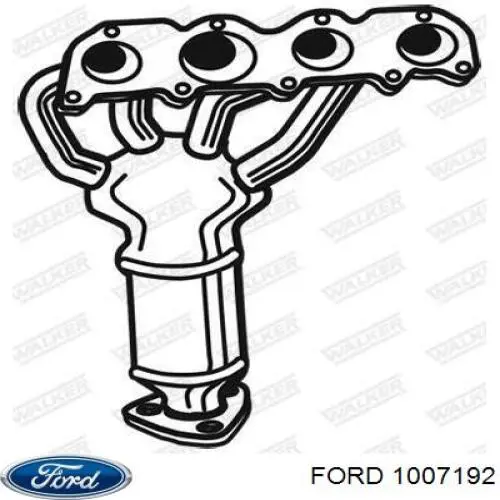 1007192 Ford рулевая рейка